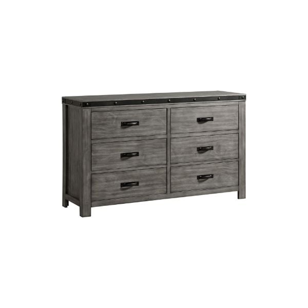 Wade Youth 6 Drawer Dresser Grey_Angle.jpg